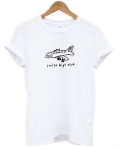 Smile High Club Plane t shirt