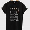 think like spencer dress like hanna swim like emily love like aria lie like alison t shirt