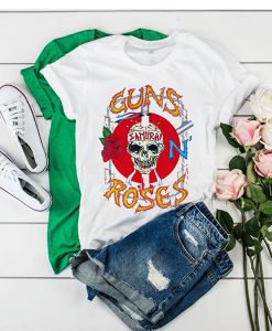 Guns N' Roses Vinyl Bootlegs Samurai t shirt