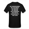 No Homophobia t shirt