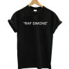 Raf Simons t shirt