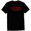 Stranger Things Logo t shirt