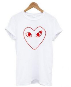 comme des garcons play t shirt