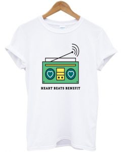 heart beats benefit t shirt