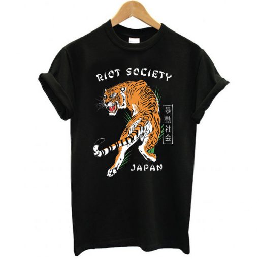 Riot Society Riot Society Tiger Japan t shirt