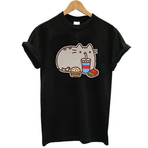 Pusheen The Cat Fast Food Adult t shirt