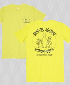 Skaters Against Homophobia t shirt
