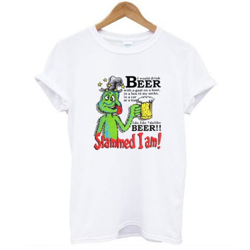 Slammed I Am I Would Drink Beer With a Goat On a Boat t shirt