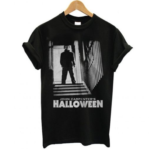 Halloween Michael Myers Stairs t shirt