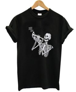 Skeleton Trumpet t shirt