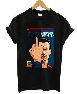 Fuck Marvel Superman Black t shirt