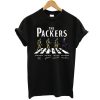 The Packers Walking Abbey Road Signatures t shirt