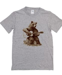 Bear Playing Guitar t shirt
