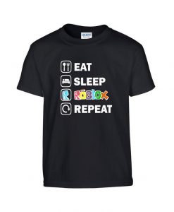 Eat Sleep Roblox Repeat Gamer Youtuber t shirt