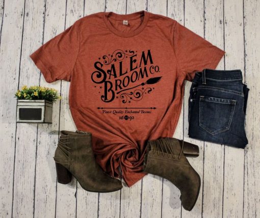 Salem Broom Company t shirt - Halloween t shirt - Witch t shirt