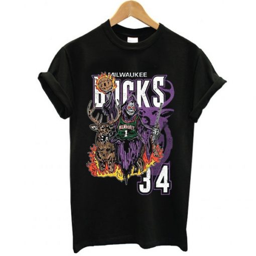 Warren Lotas Milwaukee Bucks Basketball t shirt