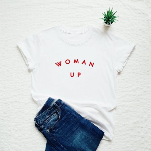 Woman up feminism International Women's Day equality t shirt