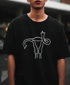 Uterus Finger t shirt