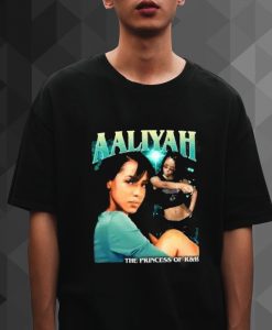 Aaliyah Princess of R&B Unisex t shirt