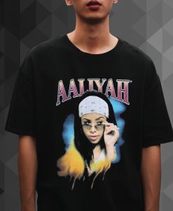 Aaliyah R&B Singer Pop Side Eye t shirt