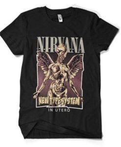 Nirvana Band New Type System In Utero t shirt