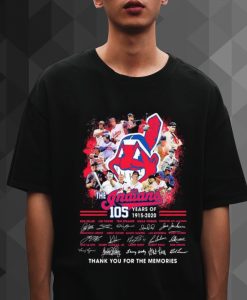 The Cleveland Indians 105th Anniversary t shirt