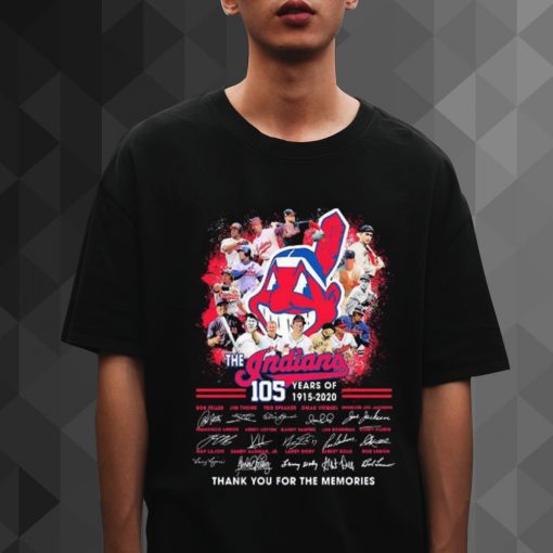 The Cleveland Indians 105th Anniversary t shirt