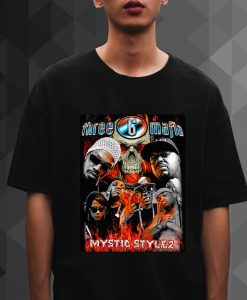 Three 6 Mafia - Mystic Stylez Album Shirt, Hip hop Band t shirt