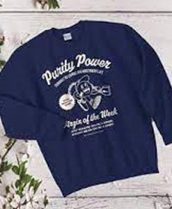 Virgin of the week Purity Power sweatshirt