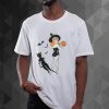 HALLOWEEN VINTAGE REDHEAD PIN UP WITCH T SHIRT