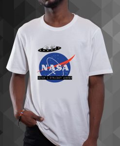 Nasa Never A Straight Answer t shirt