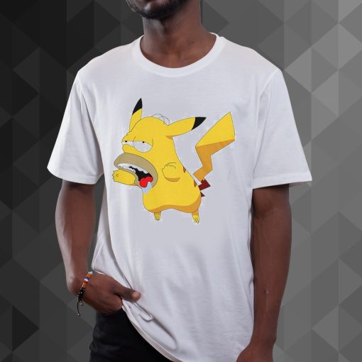 Pikachu Homer Pokemon t shirt