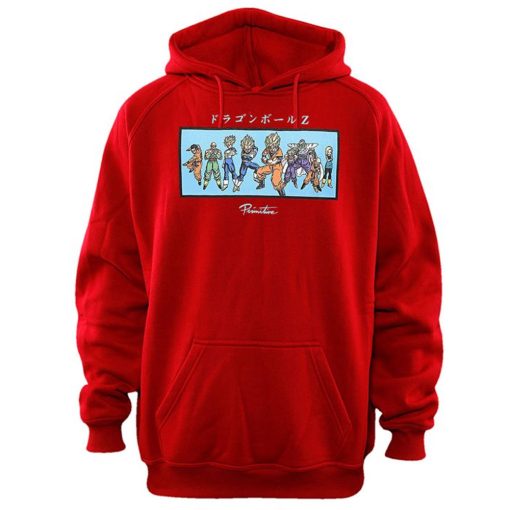 Primitive x Dragon Ball Z Heroes Red hoodie