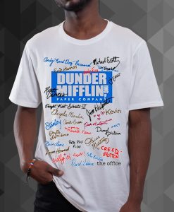 The Office Dunder Mifflin Signature t shirt