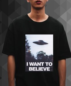 X-Files I want to believe t shirt
