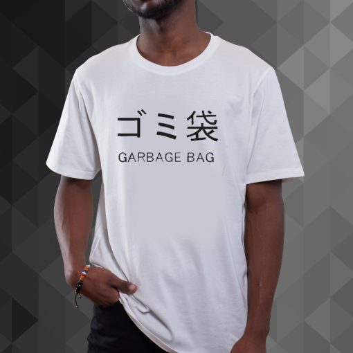 garbage bag japanese t shirt