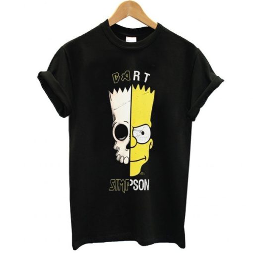 Bart Simpson Skull t shirt