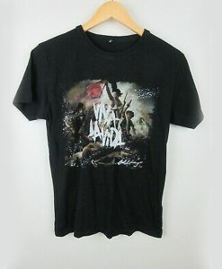 Coldplay Viva La Vida Europe Uk 2008 Tour t shirt