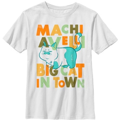 Luca Machiavelli Big Cat In Town t shirt