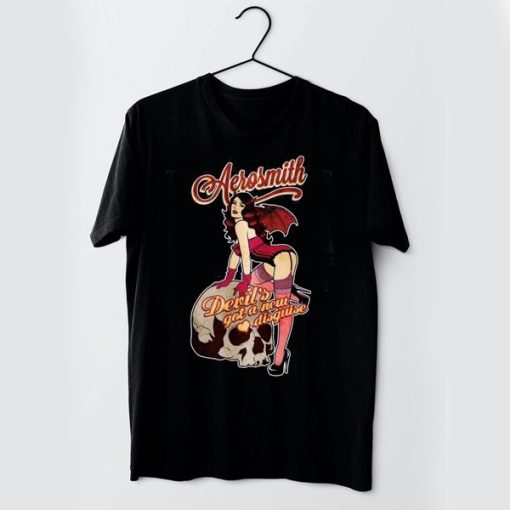 Tensen Fashion Men Aerosmith Art t shirt