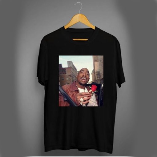 Tupac Rose t shirt