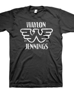 Waylon Jennings Flying W Logo t shirt