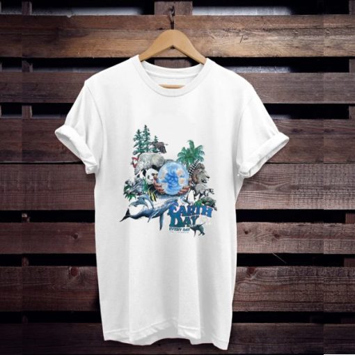 1990 Earth Day National Wildlife t shirt