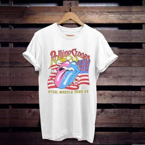 Rolling Stones Steel Wheels Tour t shirt