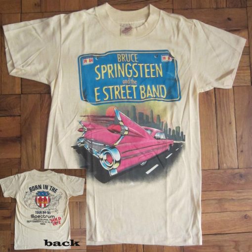 Vintage Bruce Springsteen and the E Street Band Born in the USA 84' 85' Tour t shirt