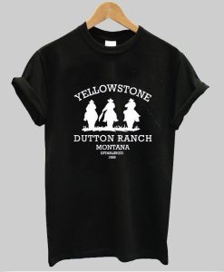 Yellowstone Dutton Ranch Montana t shirt
