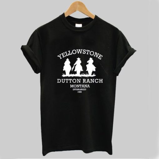 Yellowstone Dutton Ranch Montana t shirt