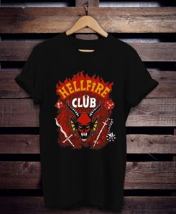 Stranger Things 4 Hellfire Club Baseball t shirt