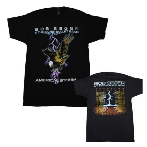 Bob Seger Featuring The 1986 American Storm Tour t shirt