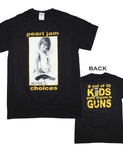 Pearl Jam Featuring Choices t shirt